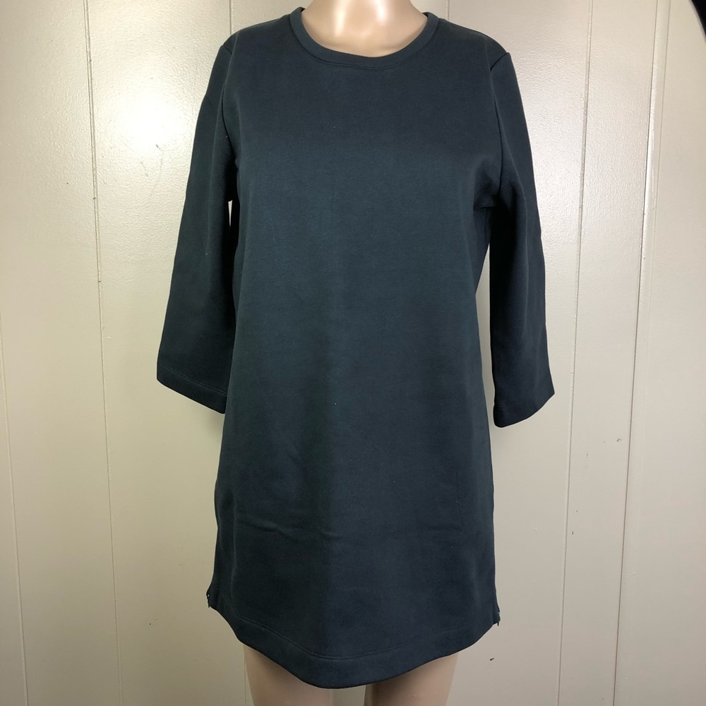 D&Co active black 3/4 sleeve sweatshirt size XS